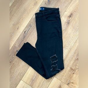 HOLLISTER High Rise Black Jeans Size 11R
